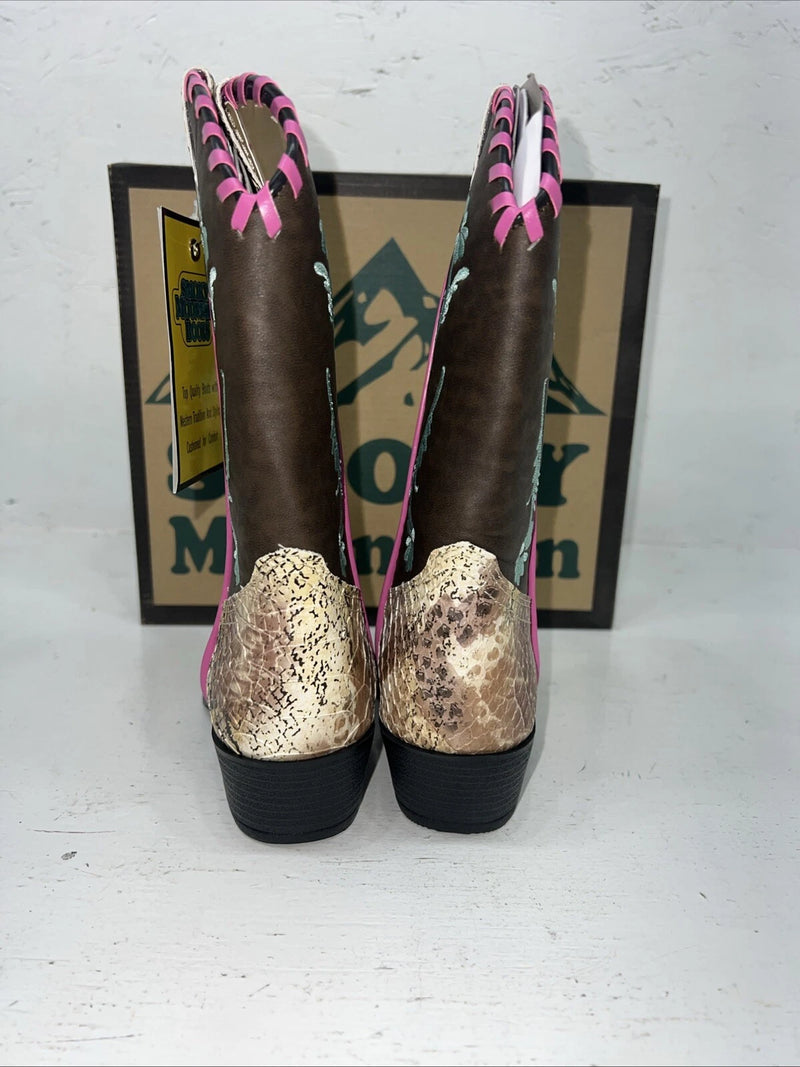 New Children’s Brown Smokey Mountain Cowboy Boots. 1087C 11.5 11 1/2. 24-110
