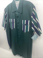 New Men’s Cowboy Threads Multiple Color Short Sleeve Button Up Medium B-108