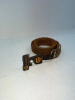 New Brown Genuine Leather Chambers Braided 28” Belt NN-45