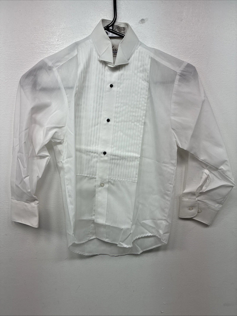 New Kids Classix White Long Sleeve English Shirt Size BS YY-11