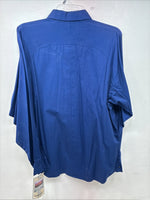New Women’s Wrangler Blue Designed Long Sleeve Pearl Snap XL II-20