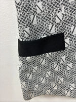 New Women’s Western Heritage Black White Show Vest Button Up Size 14 YY-112
