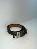 New Black Genuine Leather Nocona Silver Pendent 28” Belt #715 Z-175