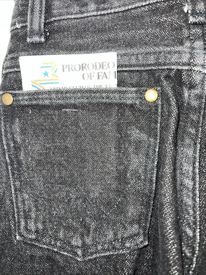 New Boys Black Wrangler Pro Rodeo Cowboy Cut Denim Jeans. 11/23 1/2 C-4