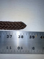New Brown Genuine Leather Braided 34” Belt JJ-15