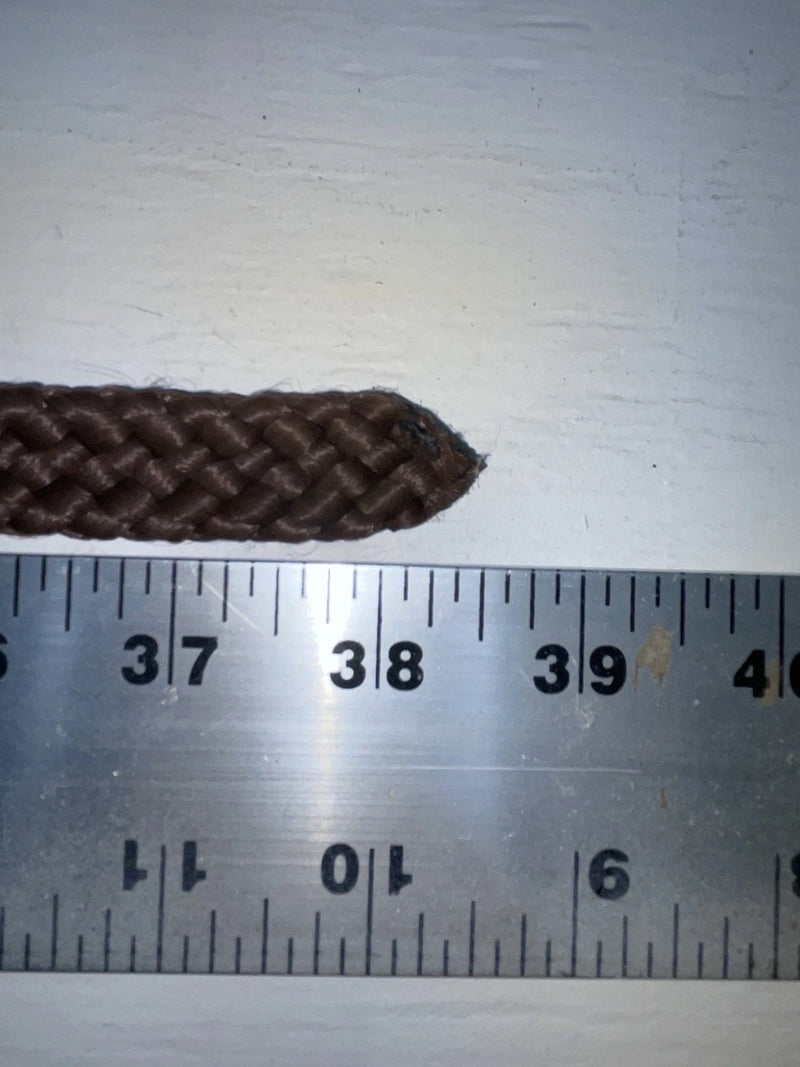 New Brown Genuine Leather Braided 34” Belt JJ-15