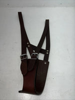 New Tough 1 Brown Leather Comfort Cribbing Collar #52-2500L W-54