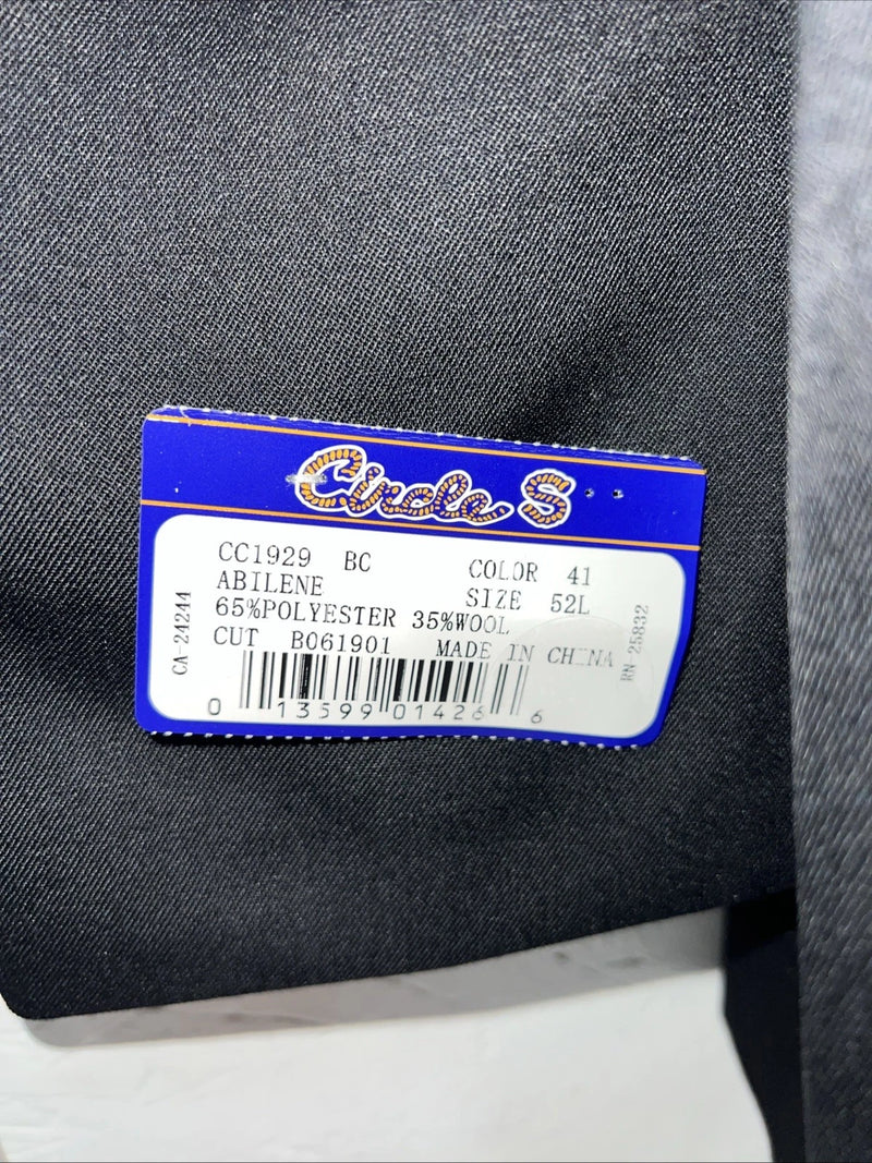 New Men’s Black Circle S Suit Coat 52L #CC1929 WW-59