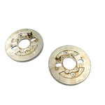 01 Honda ForemanRubicon 500 OEM Front Brake Backing Plate Set 45110-HN5-671 AH95