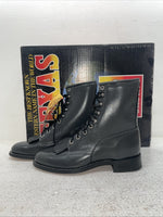 New Men’s Gray Lace Up Texas Brand Cowboy Boots. 8852 8 E E. 1-118