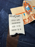New Women’s Wearwest No Back Pockets Denim Jeans. 11/12x36 L-14