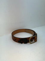 New Brown Genuine Leather Circle Y Tooled 30” Belt #9290 Z-94