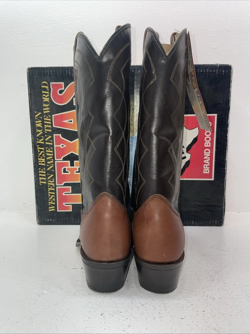 New Women’s Brown Texas Brand Cowboy Boots. 5101 8 D. 15-18