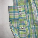 New Men’s Rockmount Multi Color Long Sleeve Pearl Snap 14.5 X 32 Small A-186
