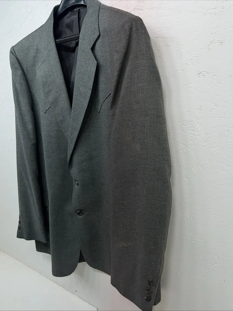 New Men’s Gray HbarC California Ranchwear Dress Coat 42R WW-54