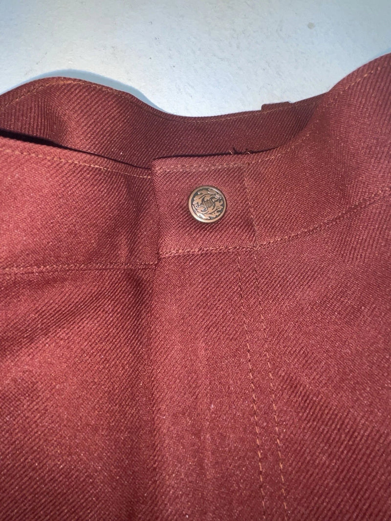 New Vintage Red Dickson Jenkins Polyester Pants #5512 OO-59