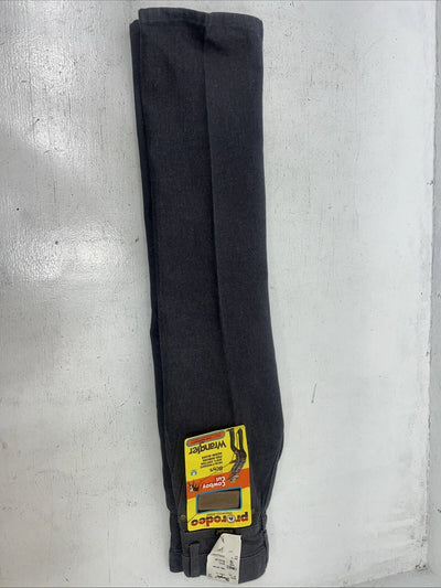 New Boys Grey Wrangler Pro Rodeo Cowboy Cut Regular  Denim Jeans. 9/24 1/2 C-19