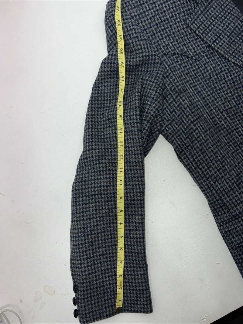 New Men’s Pioneer Wear Blue Plaid Suit Jacket 44 #12504 X-603