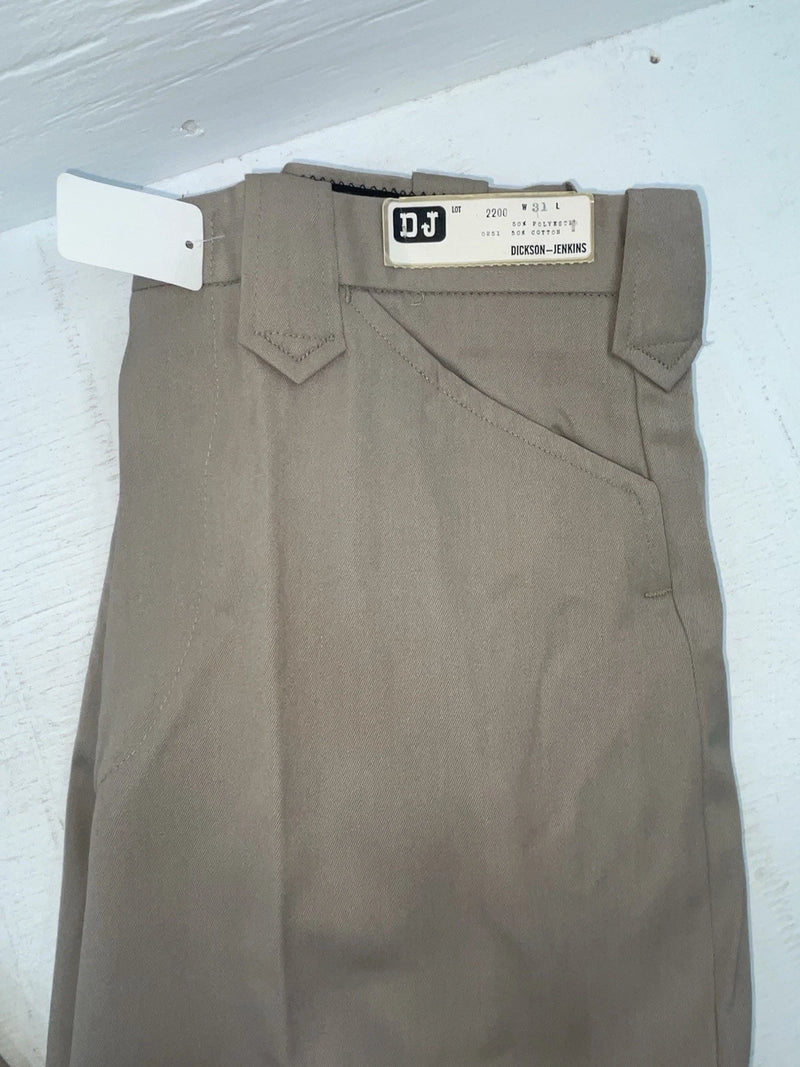 New Vintage Beige Dickson Jenkins Polyester Pants #2200 OO-50