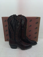New Men’s Cherry Black Texas Imperial Cowboy Boots. M 143 6.5 6 1/2 D. 1-34