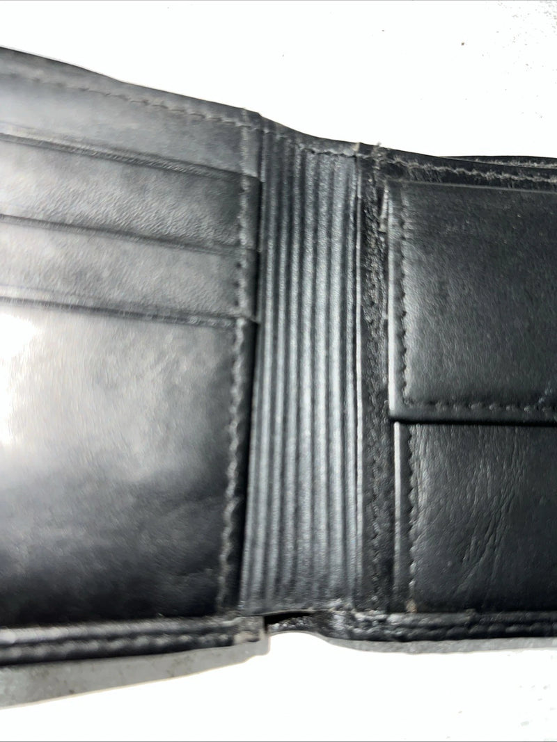 New Black Leather Men’s Wallet P-502