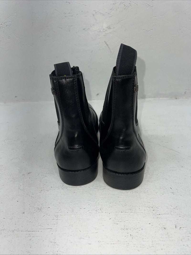 New Women’s Black EQUISTAR Short English Riding Boots. 467518 10. 12-70