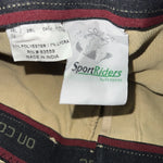 New Women’s Tan Sport Riders Classic Knee Patch English Breeches. 28 L C-44