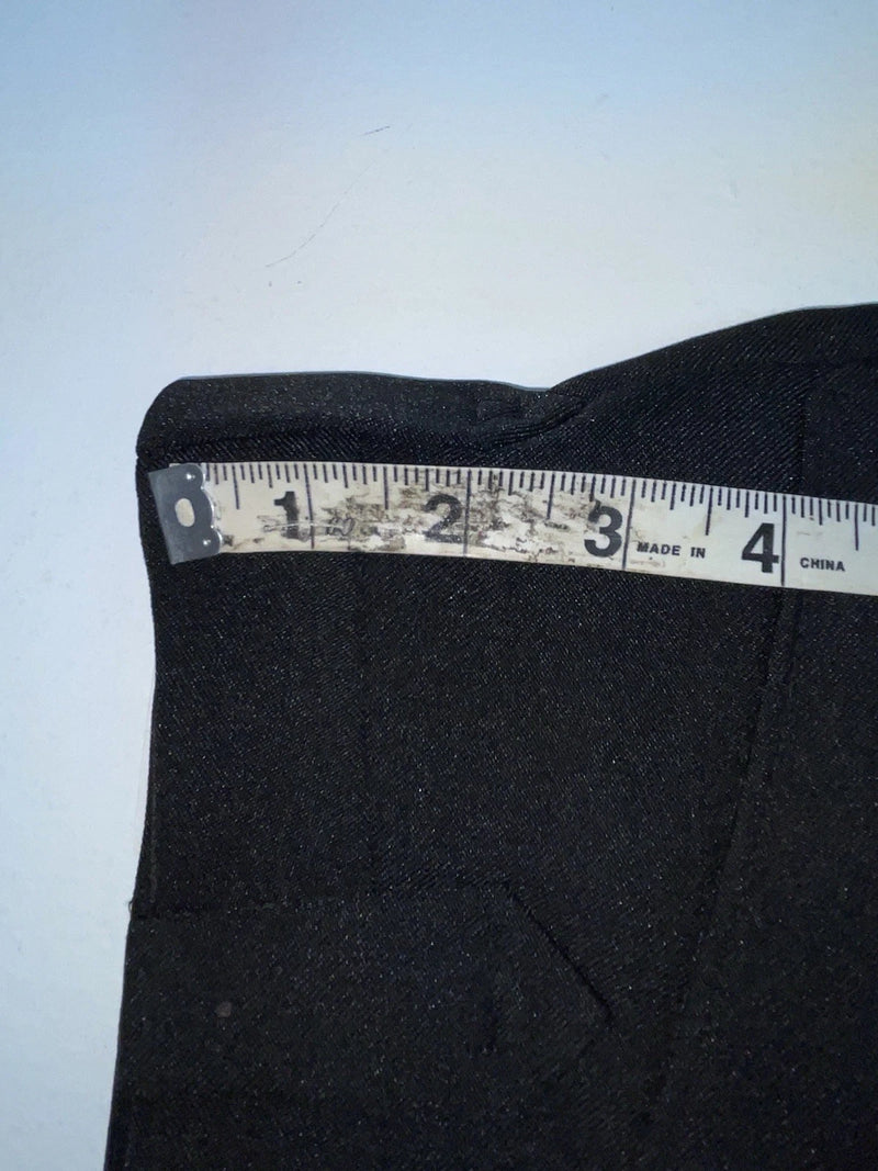 New Vintage Black Circle S Polyester Pants #CP4793 OO-100