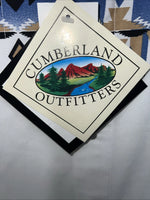 New Men’s White Cumberland Outfitters Pearl Snap Long Sleeve Shirt. Medium I-35