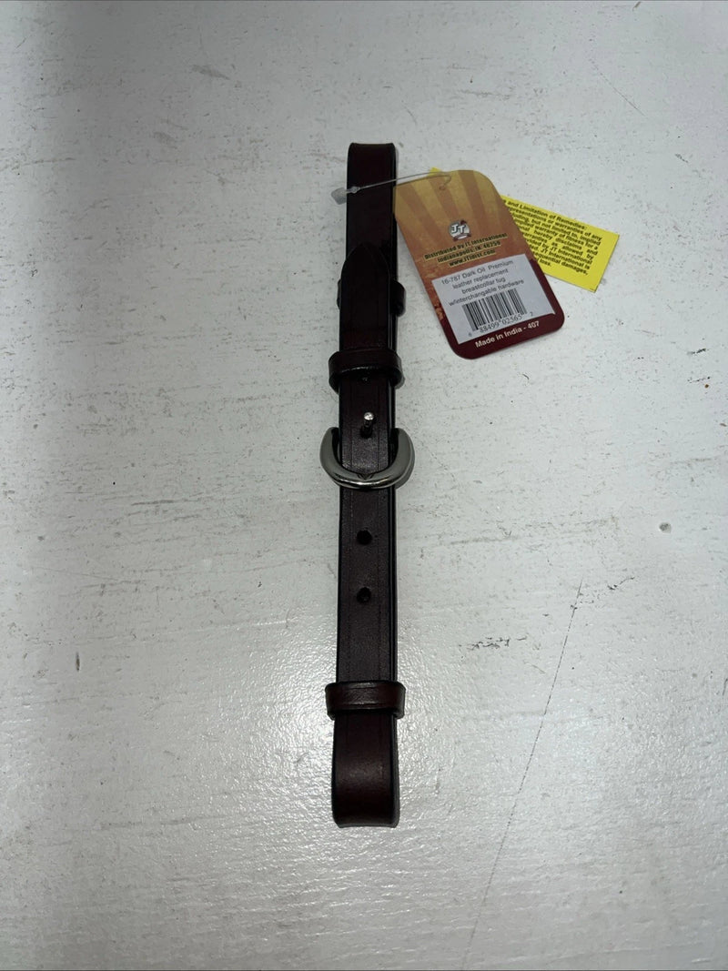 New Tough 1 Brown Leather Replacement Breastcollar Tug #16-787 FF-27