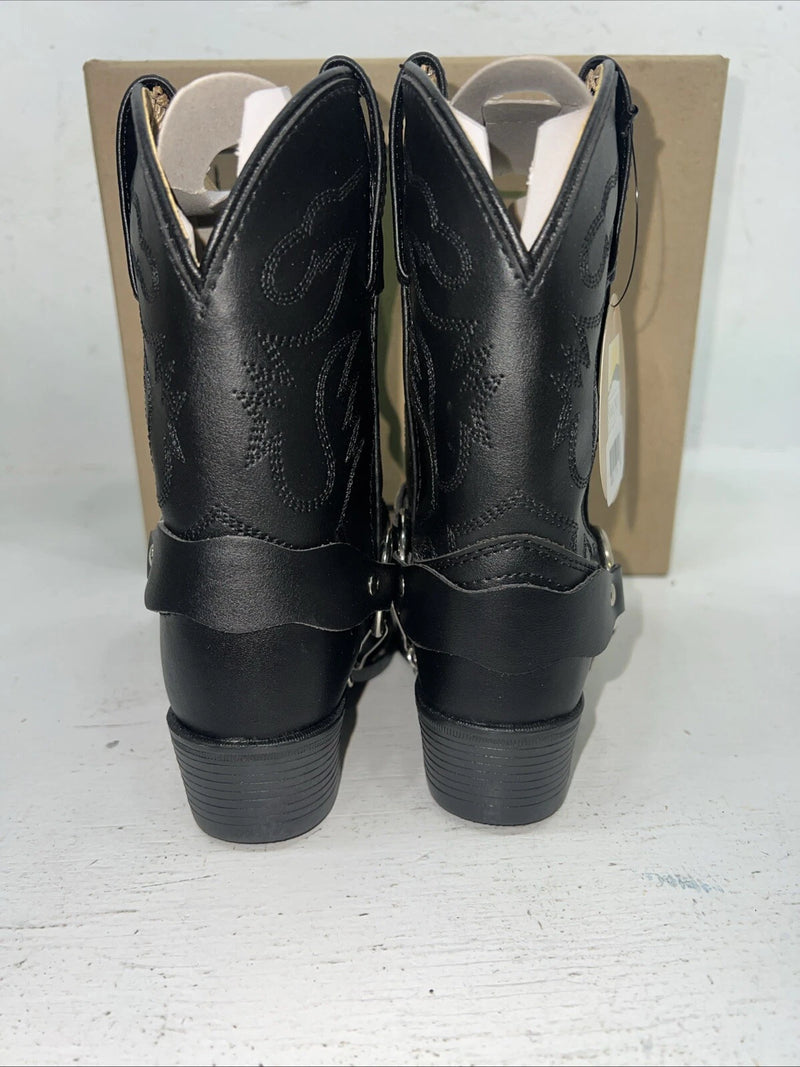 New Children’s Black Smoky Mountain Cowboy Boots. 1083 C 11.5 11 1/2. 24-114