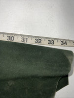 New Green Congress Leather Show Chaps With Fringe Adjustable Waist 51” N-26