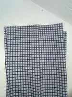 New Vintage Blue Checkered Polyester Pants #5450087 NN-153