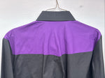 New Women’s Country Charmers Purple Black Long Sleeve Pearl Snap Large LL-37