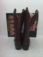 New Men’s Red Texas Brand Cowboy Boots. 7863 10 D. 7-12