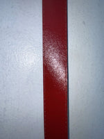 New Red Genuine Leather 40” Belt Z-84