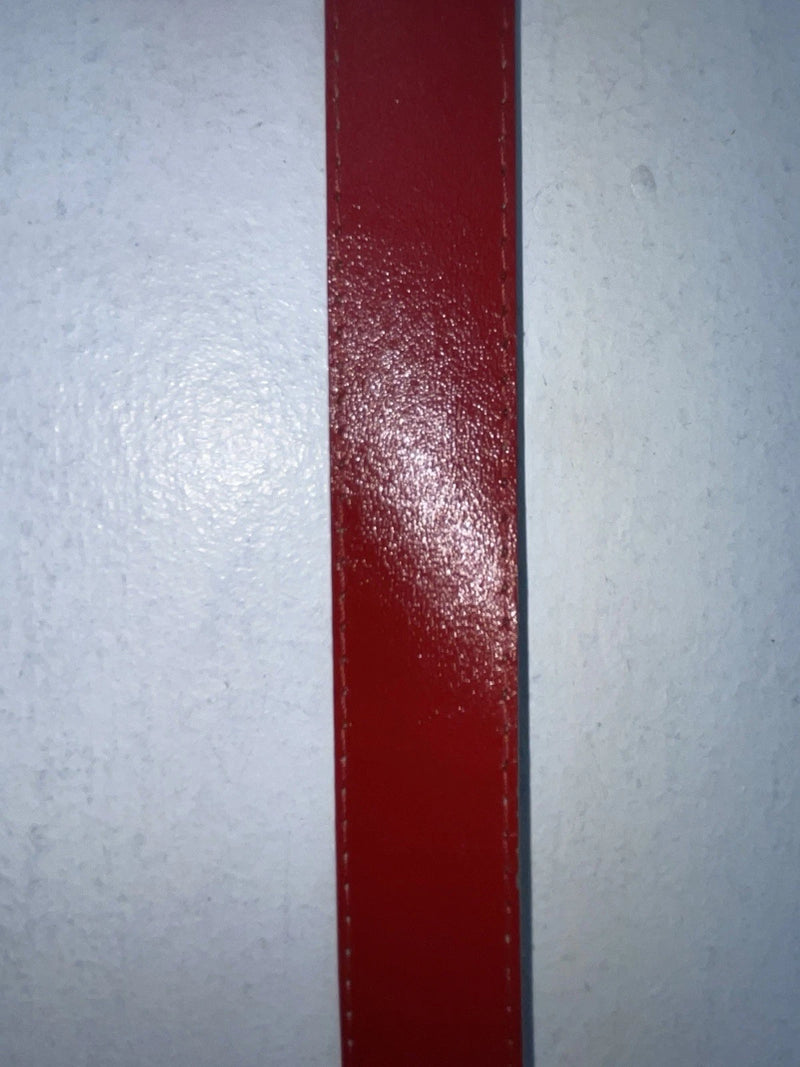 New Red Genuine Leather 40” Belt Z-84