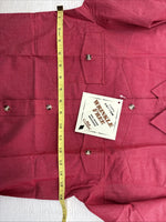 New Kids ELY Classic Pink Long Sleeve Button Up Size Medium DD-22