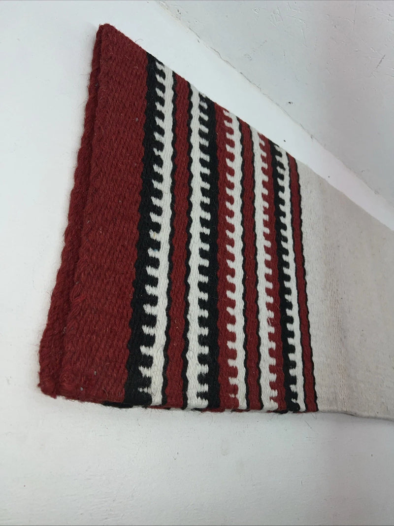New Red White Show Saddle Pad Blanket 34x36 #31639 Pad-30