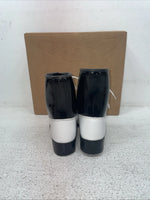 New Children’s White Lace Up Bronco Cowboy Boots. C 1332 13.5 -3 1/2 D. 23-89