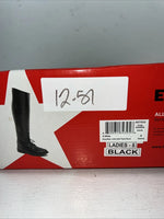 New Women’s Black EQUISTAR English Riding Boots. 467522 8 W. 12-51