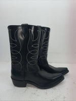 New Men’s Black Texas Brand Cowboy Boots. 6900 10 D. 7-14