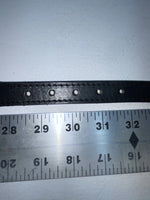 New Black Genuine Leather Chambers Braided 30” Belt #W7517 Z-44