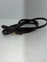 New Silver Fox Brown Genuine Leather 60” Braided English Reins #20-1441-7-0 Y-20