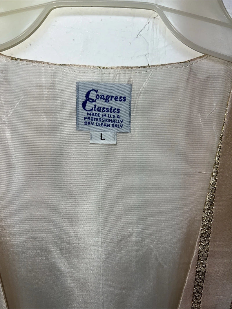 New Women’s Congress Classics Gold Western Show Vest Large E-602
