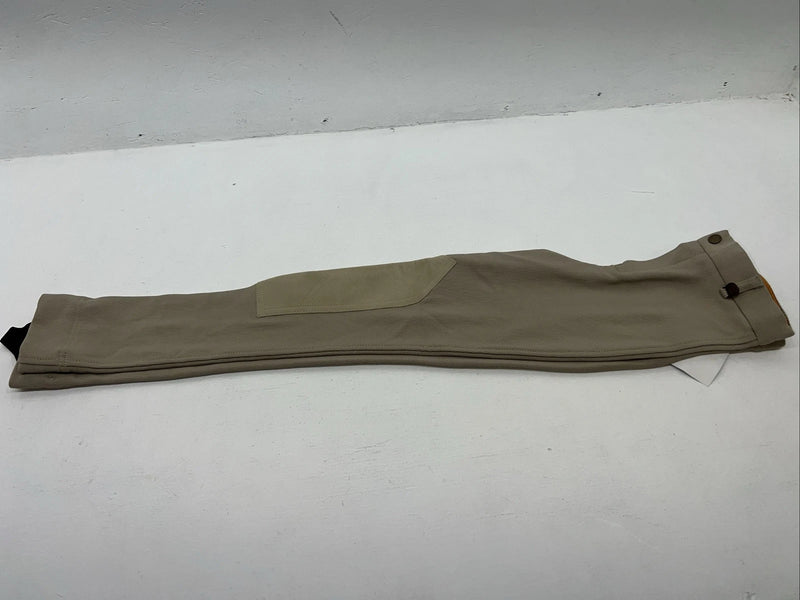 New Children’s Tan Ovation Fineline Knee Patch English Pants. 12 464837 D-49
