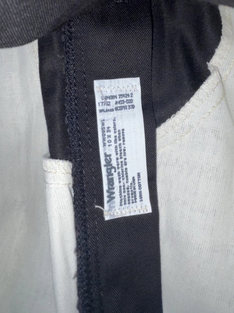 New Vintage Black Wrangler Polyester Pants #WW095WL ZZ-21
