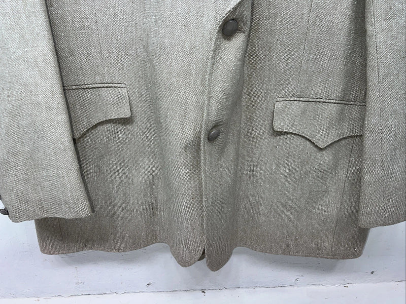 New Men’s Pioneer Wear Tan Suit Jacket 48L #12016 X-609