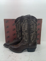 New Men’s Brown Texas Imperial Cowboy Boots. B 117 11 D. 7-69