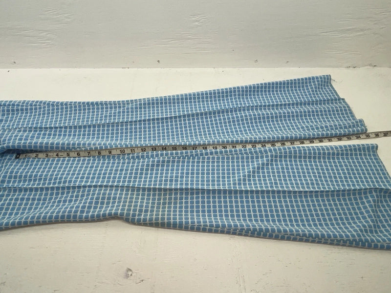 New Vintage Blue Checkered Lee Polyester Pants #2652644 ZZ-46